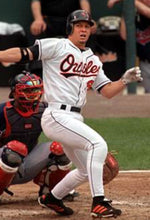 Brady Anderson Baltimore Orioles Official MLB Majestic Jersey white
