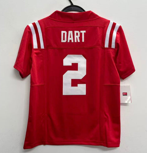 Jaxson Dart YOUTH KIDS Ole Miss Rebels Official NCAA Nike Jersey