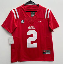 Jaxson Dart YOUTH KIDS Ole Miss Rebels Official NCAA Nike Jersey