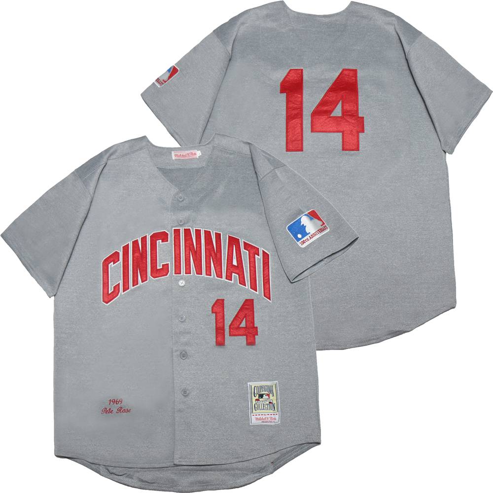 Pete Rose Cincinnati Reds Jersey Mitchell & Ness