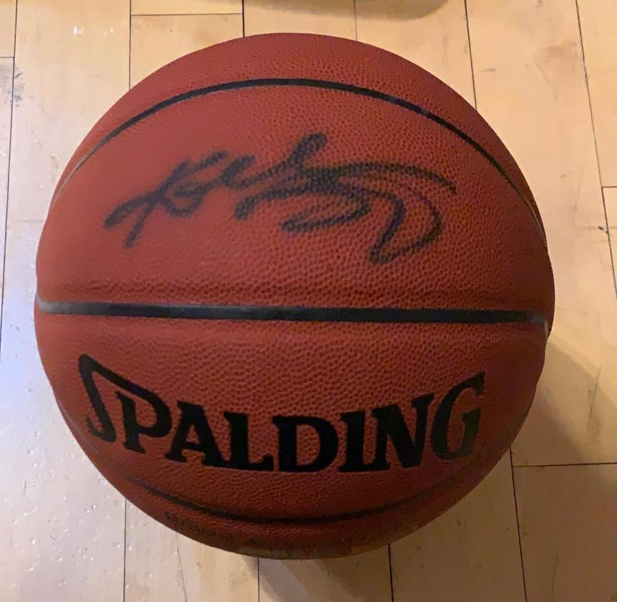 Kobe Bryant Autographed basketball with PSA/DNA COA