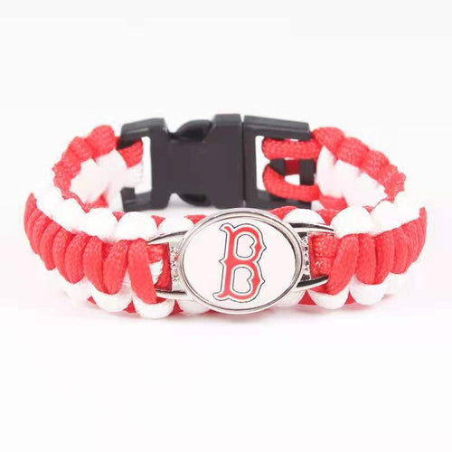 Boston Red Sox snap clasp bracelet