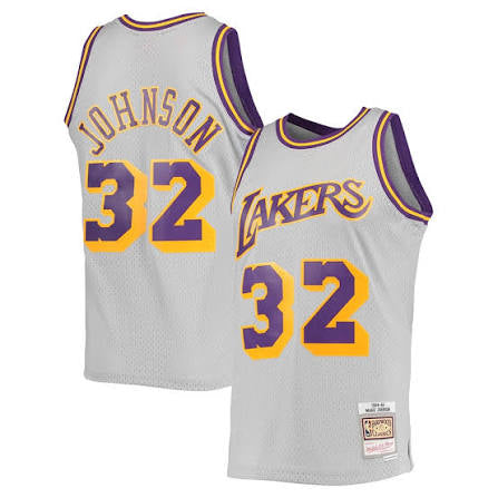Magic Johnson 1984 - 1985 Los Angeles Lakers Official NBA Nike Jersey