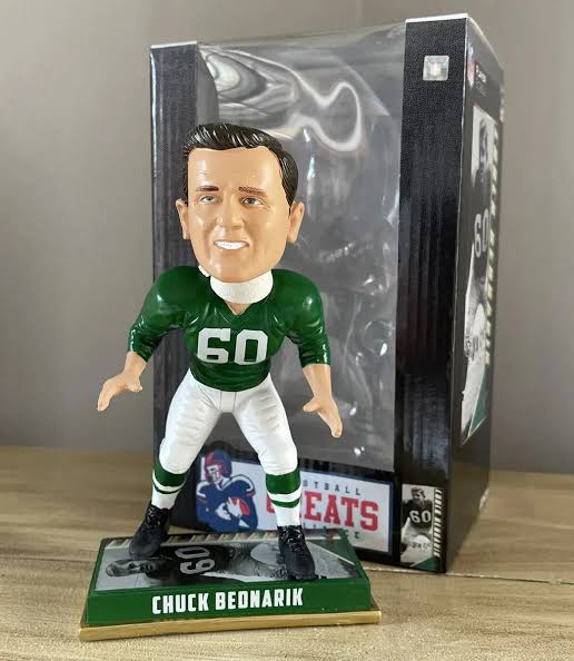 Chuck Bednarik Philadelphia Eagles Bobblehead Forever Collectibles