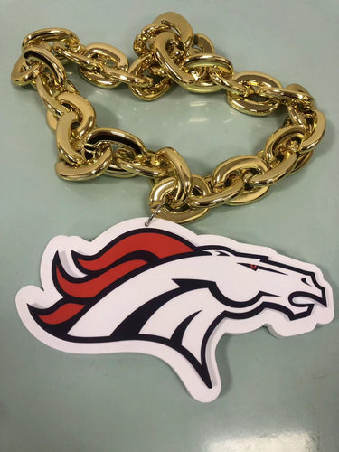 Denver Broncos 3D foam Fan Chain