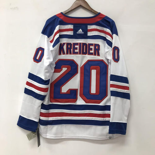 Chris Kreider New York Rangers Official NHL Adidas Jersey white