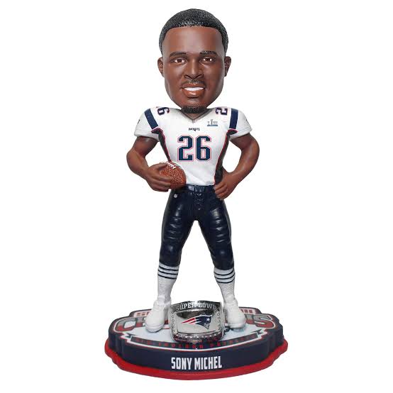 Sony Michel New England Patriots Bobblehead Forever Collectibles