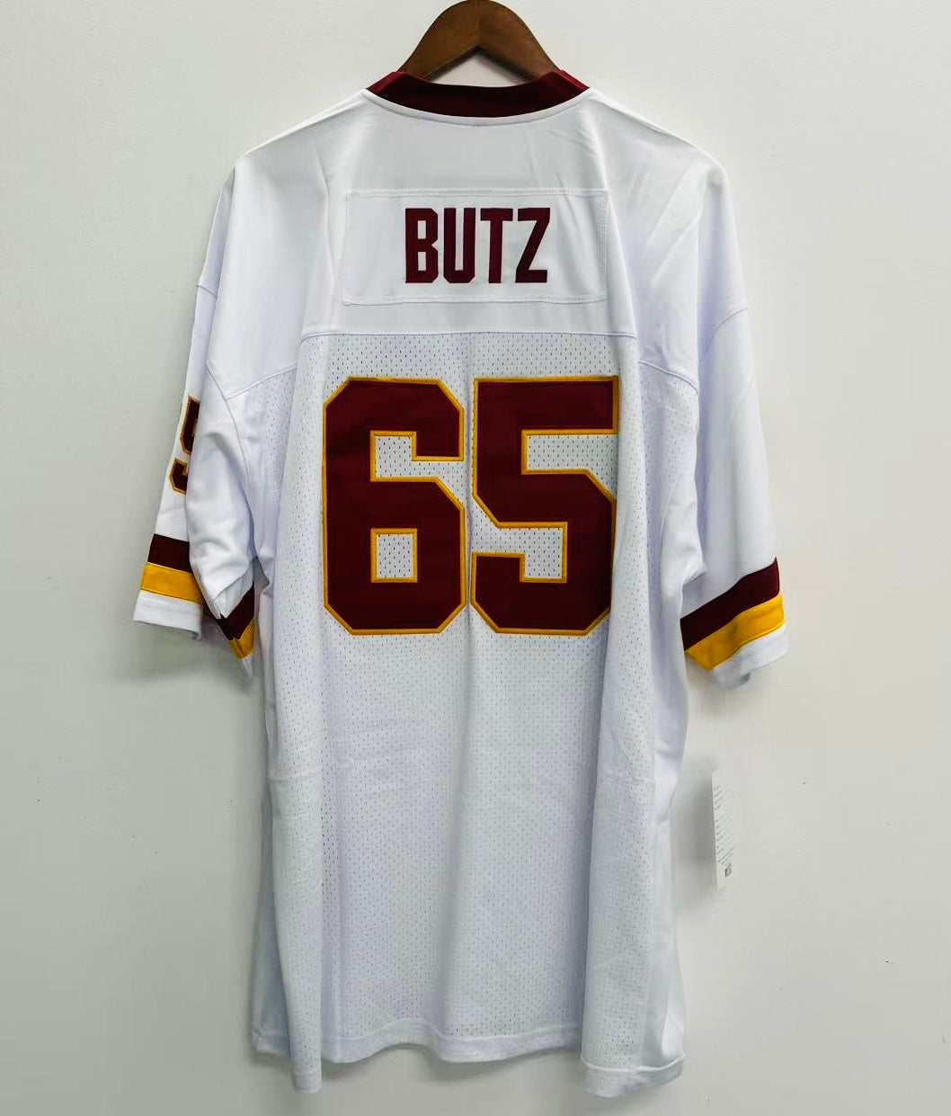 Dave Butz Washington Redskins Commanders Official NFL Mitchell & Ness Jersey white
