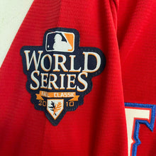 Josh Hamilton Texas Rangers official MLB Jersey 2010  World Series Majestic