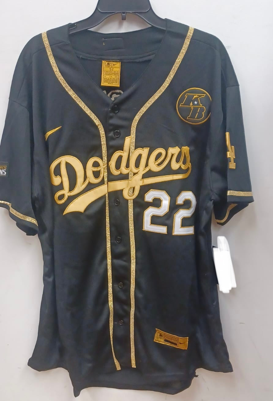 dodgers black and gold jersey