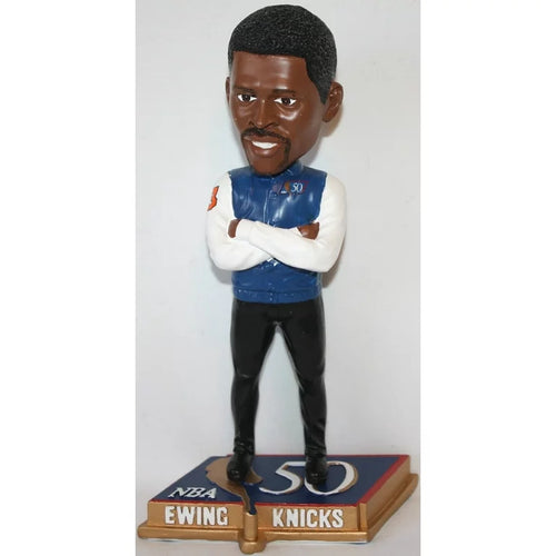 Patrick Ewing New York Knicks 50 greatest players Bobblehead Forever Collectibles