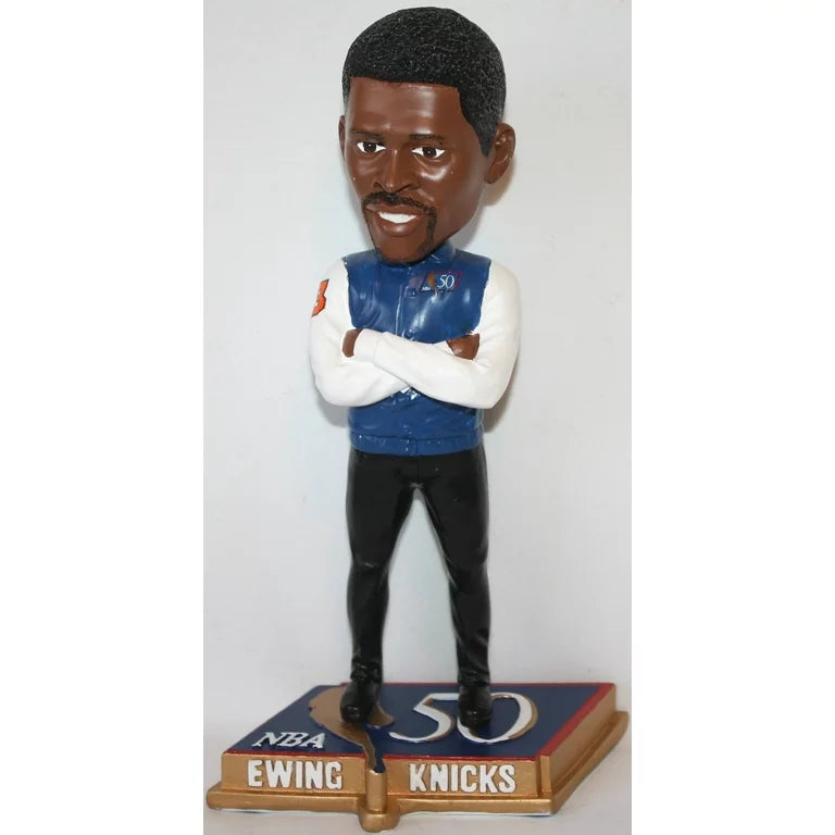 Patrick Ewing New York Knicks 50 greatest players Bobblehead Forever Collectibles