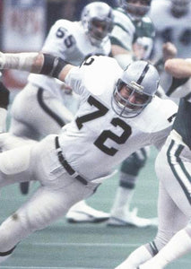 John Matuszak Oakland Las Vegas Raiders Mitchell & Ness Jersey white