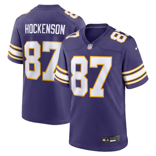 T.J. Hockenson Minnesota Vikings Jersey Nike purple