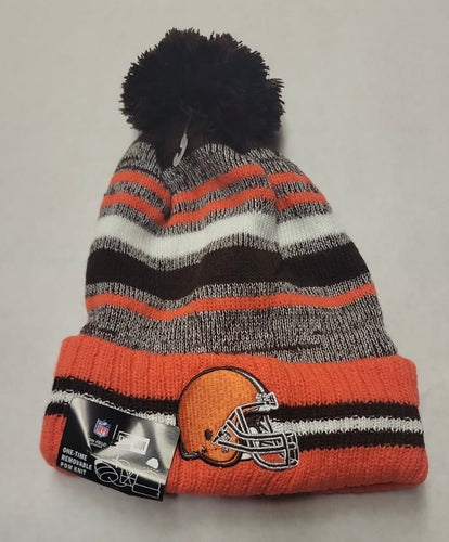 Cleveland Browns NFL New Era winter Hat with Pom Pom