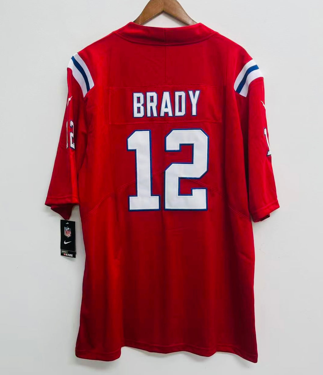 Tom Brady New England Patriots Official NFL Jersey Nike Red