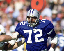 Ed Too Tall Jones Dallas Cowboys Official NFL Jersey blue Mitchell & Ness