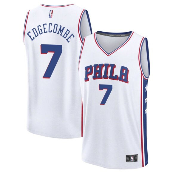 V. J. Edgecombe Philadelphia 76ers Official NBA Jersey white
