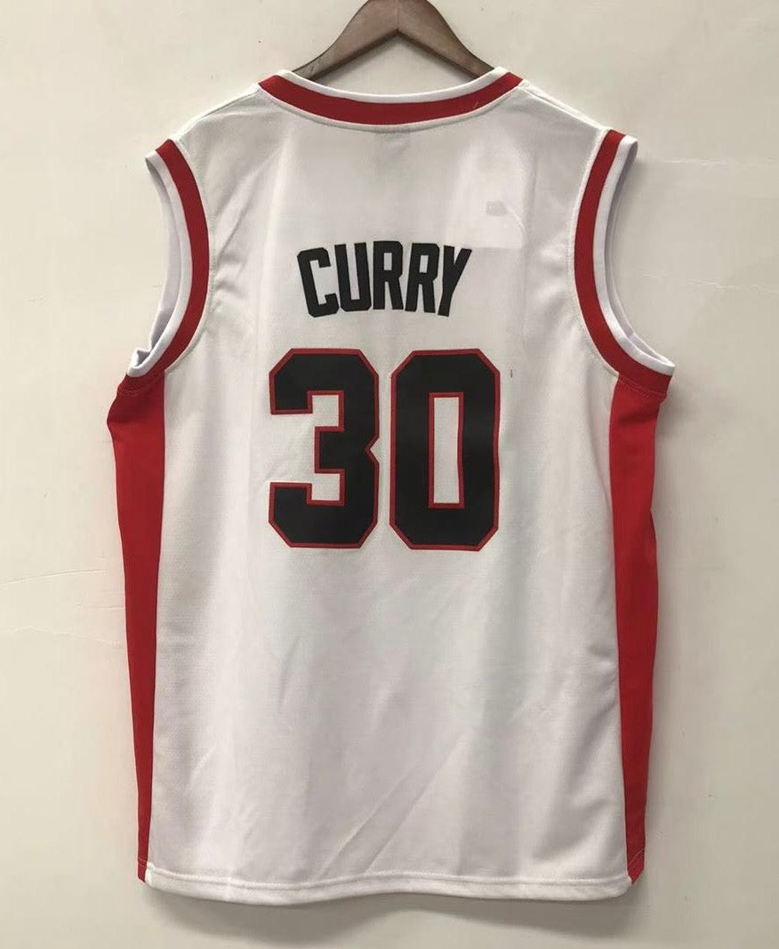 Stephen Curry Davidson Official NCAA Nike jersey white