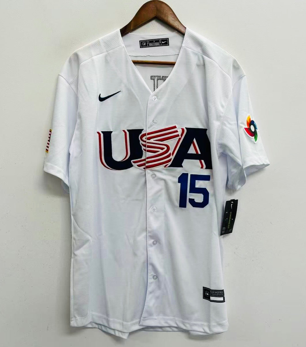 Bobby Witt Jr. Team USA Baseball Jersey Nike white – Classic