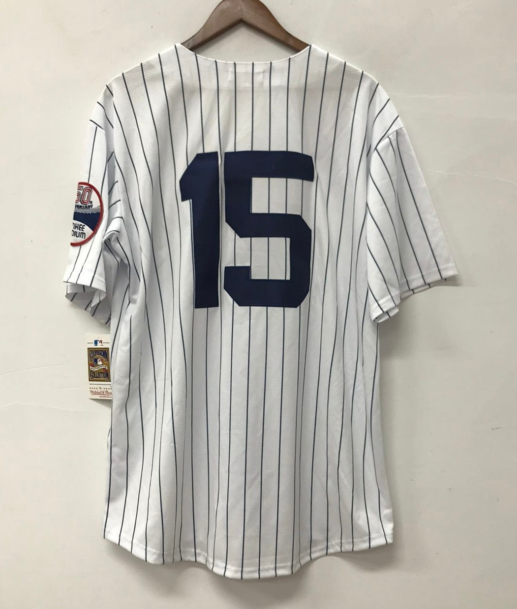 Thurman Munson New York Yankees Jersey pinstripes Mitchell Ness 1973