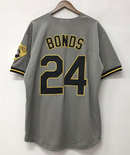 Barry Bonds Pittsburgh Pirates Official MLB Jersey Mitchell & Ness gray