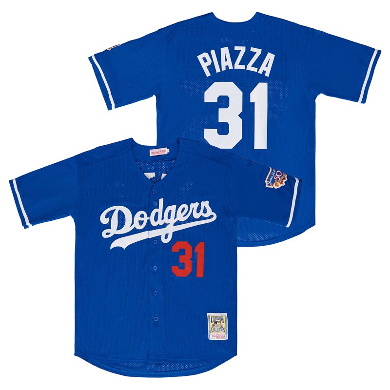 Mike Piazza  Los Angeles Dodgers Jersey Mitchell & Ness