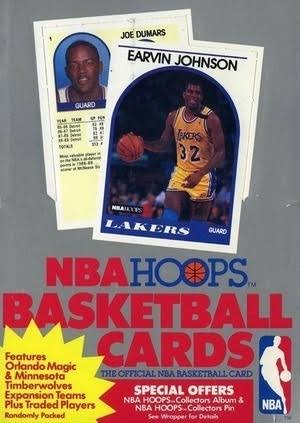 1989 NBA Hoops Basketball wax box 36 packs I