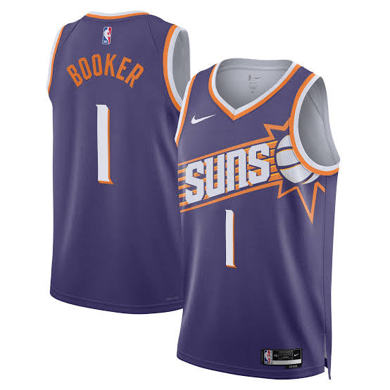 Devin Booker Phoenix Suns Official NBA Nike Jersey purple