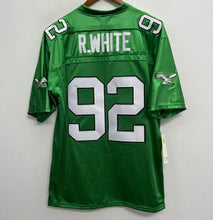 Reggie White 1992 Philadelphia Eagles Official NFL Mitchell & Ness Jersey green