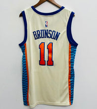 Jalen Brunson New York Knicks Official NBA Nike Jersey cream color