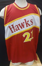 Dominique Wilkins Atlanta Hawks autographed jersey PSA/DNA COA