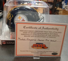 Minkah Fitzpatrick Autographed Pittsburgh Steelers Mini Helmet with COA