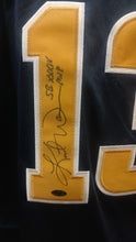 Kurt Warner Rams autographed Nike jersey COA photo signing