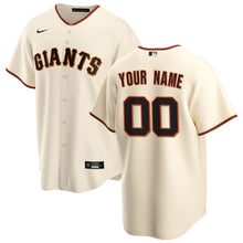 Any Name & Number Customized San Francisco Giants Official MLB Nike jersey cream