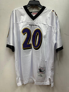 Limited Men's Ed Reed White Road Jersey - #20 Football Baltimore Ravens  100th Season Vapor Untouchable Size 40/M