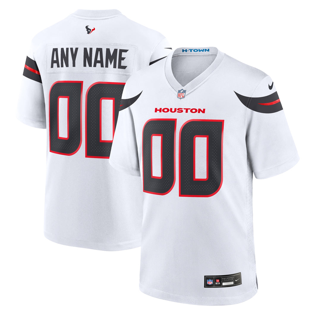 Houston Texans Any Name & Number customized YOUTH KIDS Official NFL Jersey White