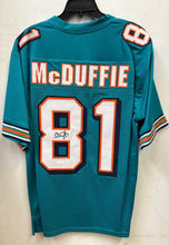 OJ McDuffie Miami Dolphins autographed jersey JSA Witnessed COA