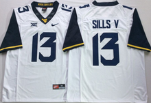 David Sills West Virginia Mountaineers Jersey white