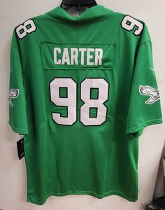 Jalen Carter Philadelphia Eagles official Nike NFL Jersey Kelly Green