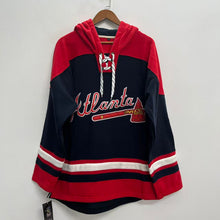 Atlanta Braves Official MLB hockey style hoodie