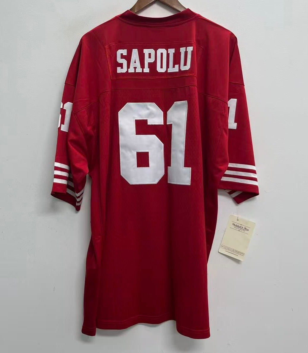 Jesse Sapolu San Francisco 49ers Jersey Mitchell & Ness