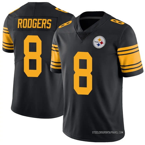 Aaron Rodgers Youth Kids Pittsburgh Steelers Official NFL Nike Color Rush Jersey