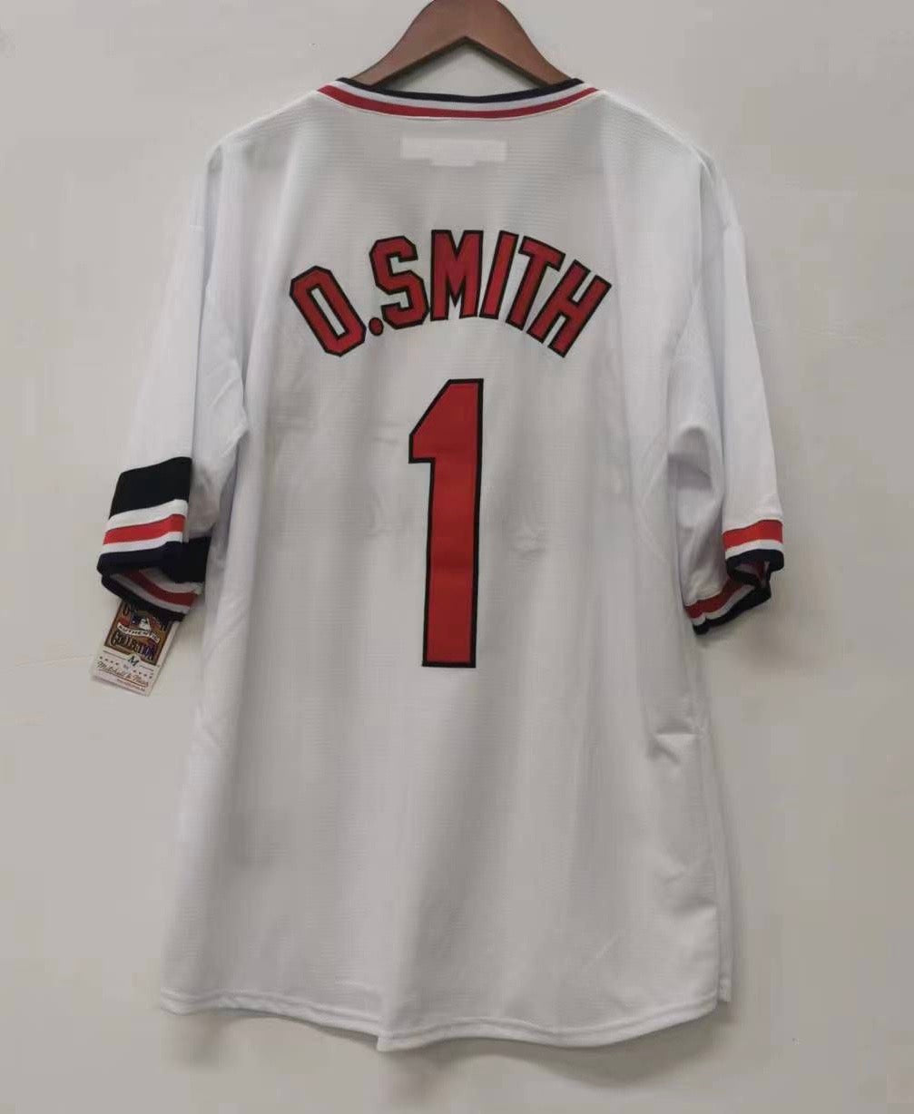 Ozzie Smith St. Louis Cardinals Jersey 1982 Majestic white