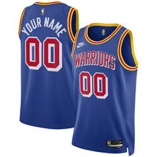 Any name and number Golden State Warriors customized Official NBA Nike alternate Jersey blue