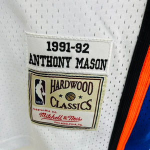 Anthony Mason New York Knicks Official NBA Mitchell & Ness Jersey white