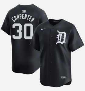 Kerry Carpenter Detroit Tigers Official MLB Nike Jersey Black