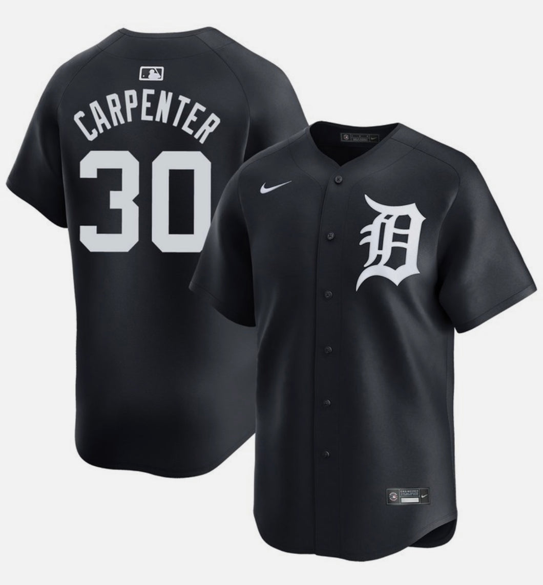 Kerry Carpenter Detroit Tigers Official MLB Nike Jersey Black