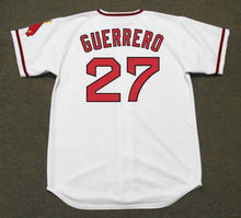 VLADIMIR GUERRERO Anaheim California Angels Official MLB Majestic Throwback Jersey