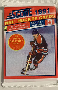 1991 Score NHL Hockey wax box 36 packs